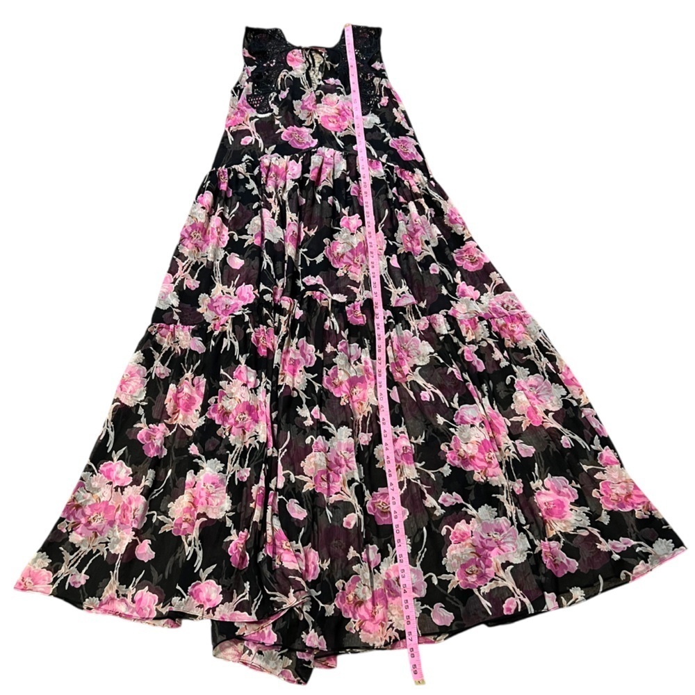 Anthropologie MISA Tie-Back Maxi Dress XS/S | Boho Chic Flowy Summer Dress - Picture 15 of 15